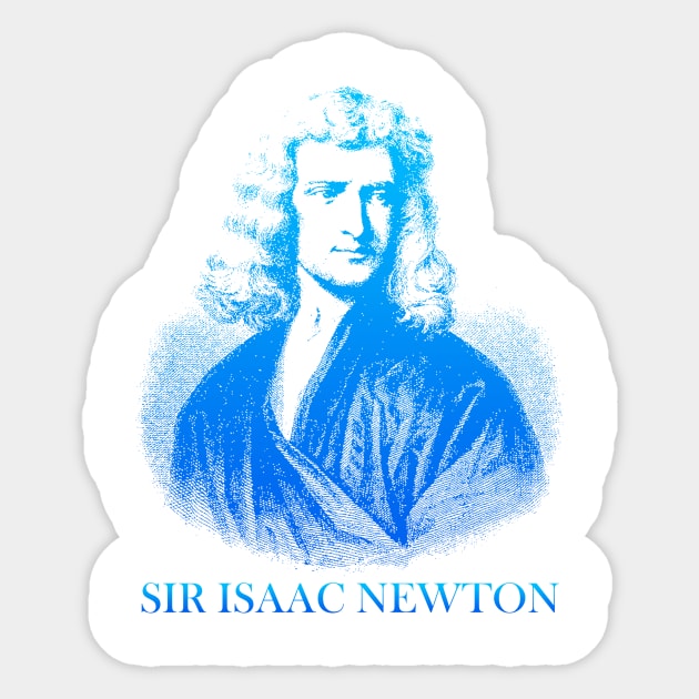 SIR ISAAC NEWTON Sticker by alfandi